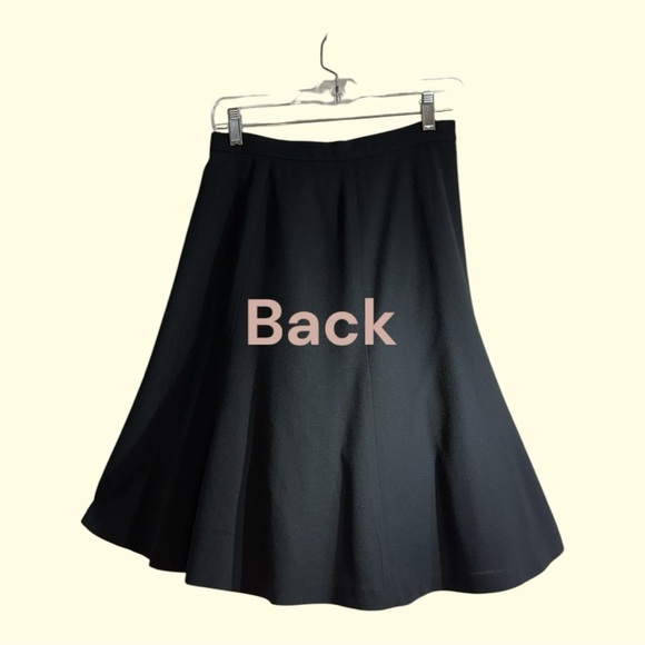 Ann Taylor Finity Classic Flared A Line 100% Wool Skirt Size 10 - Picture 4 of 7